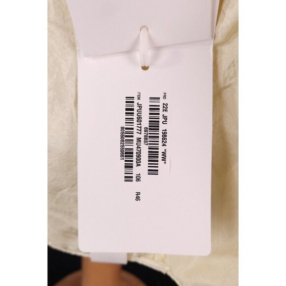 Jil Sander Padded Silk Shirt in Yellow 46 S Mens Defect New - Picture 9 of 15